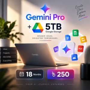 Gemini Pro with 5 TB Storage – 18 Months